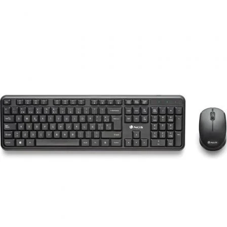 Kit Teclado+Ratón NGS Inalámbrico 12 Teclas Multimedia Español